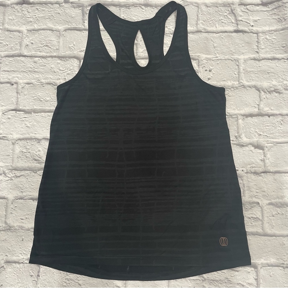 Black Yoga Athletic Tank